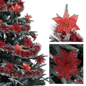 Christmas Garland, Artificial Garland, Indoor Outdoor Decoration, Christmas Flowers for New Year, Wedding, Home Decoration - 1 of 4