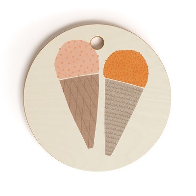 Alisa Galitsyna Gelato 1 Cutting Board Round - Deny Designs