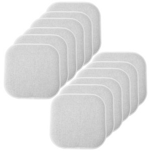 Alexis Memory Foam No Slip Back 16" x 16" Chair Pad Cushion by Sweet Home Collection® - 1 of 4