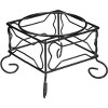YML 5-Inch Wrought Iron Stand with Single Stainless Steel Feeder Bowl - 4 of 4