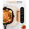 Kismile Electric Warming Tray,3 Temp Settings, Rollable Portable Food Warming Mat, Ideal for Gatherings, Parties, Food Warmer - 2 of 4