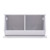 Wood Toy Storage Cubby and Kids' Bookcase White - Humble Crew: MDF Frame, Open Bin Shelf, Kids Toy Organizer - 2 of 4