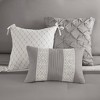 Gracie Mills 7-Piece Farmhouse Lace Trim Comforter Set with Throw Pillows - 3 of 4