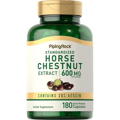 Piping Rock Horse Chestnut 600 mg | 180 Capsules