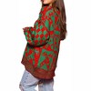 Women's Candy Cane Charm Oversized Sweater - FANTASTIC FAWN - 2 of 3