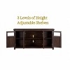 CAVINAS TV Stand Farmhouse 3 Doors TV Stand with Storage Cabinet Entertainment Center for Living Room - 4 of 4