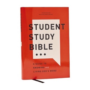 Student Study Bible: A Guide to Knowing and Living God's Word (Nkjv, Hardcover, Red Letter, Comfort Print) - by  Thomas Nelson - 1 of 1