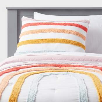 Kids' Comforter Set Placed Rainbow - Pillowfort™