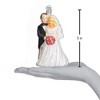Old World Christmas Blown Glass Ornament for Christmas Tree, Bride and Groom - 4 of 4