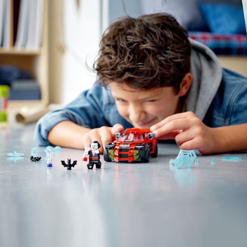 LEGO Marvel Miles Morales vs. Morbius Toy Car Set 76244, 4 of 8