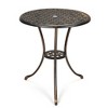 Aluminum Outdoor Table - Dining Table, Round Table, Patio Table, Outdoor Patio Umbrella, Garden Table - 4 of 4