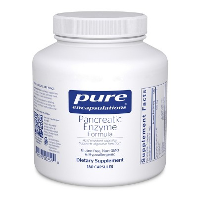 Pure Encapsulations Pancreatic Enzyme Formula - Strengthens Gut Health* - Targeted Delivery Capsules - Gluten Free & Non-GMO