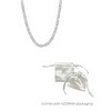 Adornia Silver Plated 8mm Crystal Curb Chain Necklace - image 3 of 4