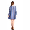 Women's Floral & Paisley Keyhole Dress - Velzera - 3 of 4