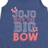 JoJo Siwa Big Bow Jojo Graphic Sleeveless Aline Dress - Heather Navy - Large - 2 of 4