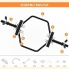 Trap Bar Deadlift 400 LBS Weight Capacity, Dual-Grip Strength Training Bar for Squats, Deadlifts, Shrugs and Shoulder Presses - 2 of 4