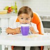 LunaLulinlk 360° Spoutless Trainer Sippy Cup, 7 oz, Purple, Unisex - 3 of 4