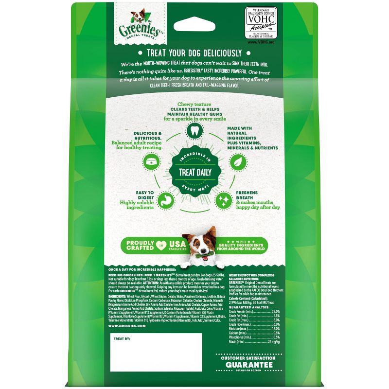 Greenies Regular Original Chicken Flavor Adult Dental Dog Treats, 4 of 16