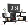 Acekool 58 Inch TV Stand for TVs Up to 60 Inch, Modern Media Console with 2-Tier Open Storage, Cable Management, for Living Room or Bedroom - 3 of 4
