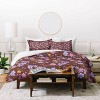 Deny Designs King Schatzi Brown Macy Floral Autumn Duvet Cover and Pillow Sham - 3 of 4