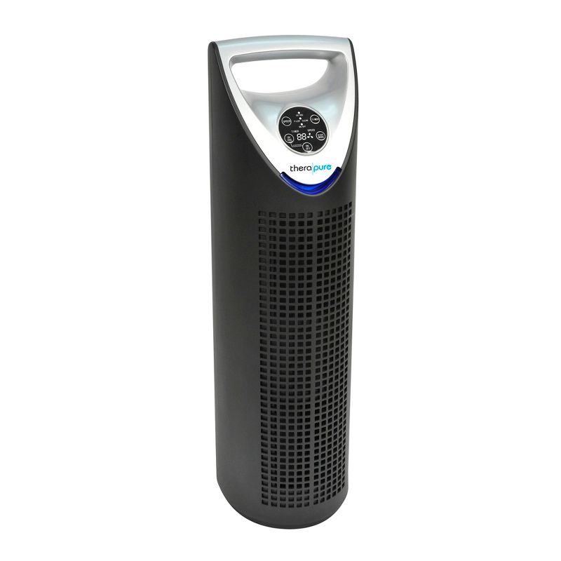 ENVION Therapure TPP540 Medium to Large Room Filter HEPA Air Purifier with 3 Fan Speeds, UV-C Germicidal Light, LED Display, and 24 Hour Timer, Black, 1 of 7
