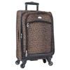 American Flyer AnimalPrint 5-Piece Spinner Luggage Set - 3 of 4