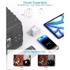 Itopfox Multi Plug Wall Outlet Extender with 4 Outlets & 4 USB Ports (2 USB-C), Cruise Approved Power Strip, Travel Essentials - 4 of 4