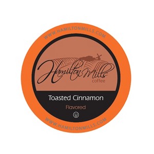 Hamilton Mills Toasted Cinnamon Flavored Coffee Pods,Compatible Keurig 2.0,40 Ct - 1 of 4