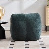 GlasFlength Bean Bag Seats Premium Comfort Lounge Chair with High Density Foam Fashion Design for Living Room Bedroom, Blue, 59"*30"*23.6" - 3 of 4