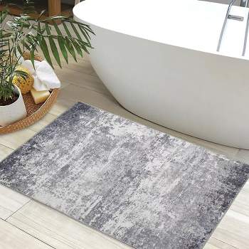 Modern Abstract Rug Washable Rug Low Pile Non-Slip Rugs for Living Room Bedroom