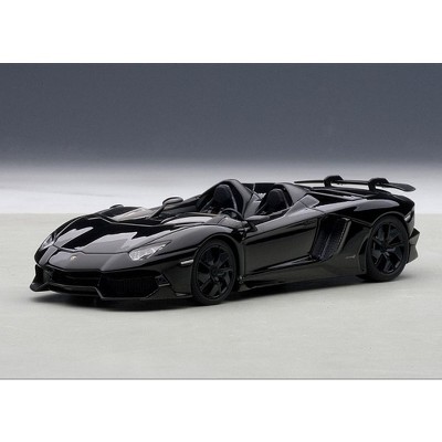 Lamborghini Aventador Roadster J Black 1/43 Diecast Model Car by Autoart