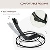 Okak Patio Pool Lounger Outdoor Rocking Chair with Breathable Mesh Seat,1 Pc,Sun Bathing Chair Chaise Lounge for Pool,Beach,Porch&Backyard - 4 of 4