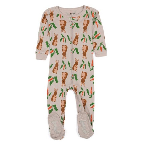 Leveret Footed Cotton Easter Pajamas Rabbit 12 18 Month Target