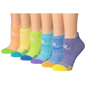 Tipi Toe Women's 6-Pairs Running & Athletic Prism Drive Pack Patterned Performance Low Cut socks - 1 of 1