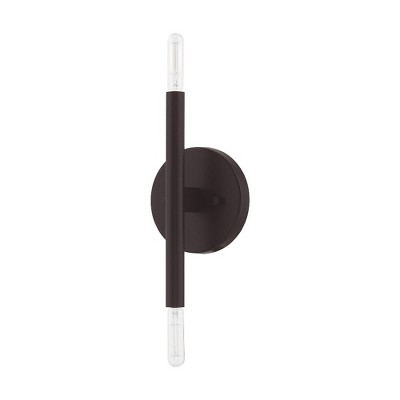 Copenhagen Industrial Bronze 2-Light ADA Wall Sconce