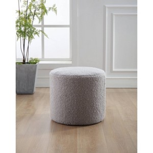19" Round Pouf Ottoman - WOVENBYRD - 1 of 4