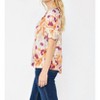 Women's Lace-trimmed V-neck Top - LOVESTITCH - 2 of 4