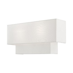 Livex Lighting Claremont 2 - Light Wall Light in  Brushed Nickel - 1 of 4