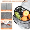 Tirrinia Adults Kids Insulated Leakproof Lunch Bag With Pocket, Reusable Lunch Bento Box, Small Lunch Cooler Tote Bag, Back-To-School Essential - 3 of 4