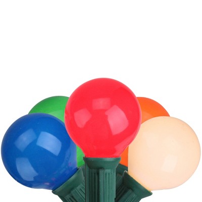 Northlight 20ct G50 Opaque Globe String Lights Multi-Color - 20' Green Wire