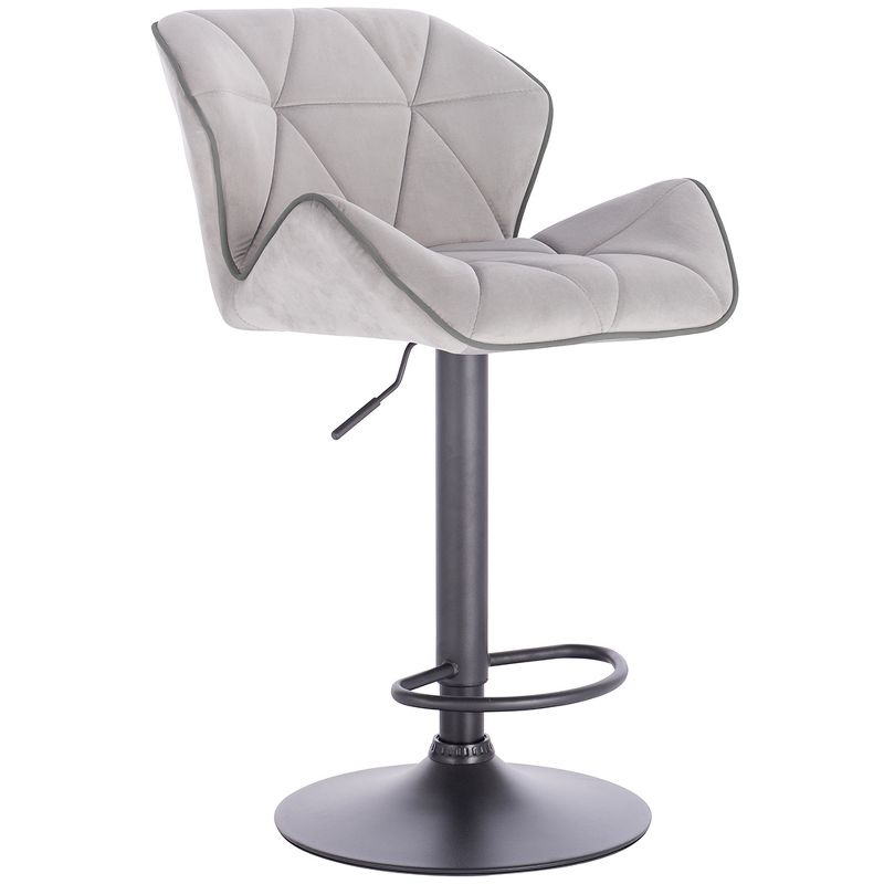 Modern Home Luxe Spyder Contemporary Adjustable Barstool/Bar Chair with 360° Rotation, 1 of 6