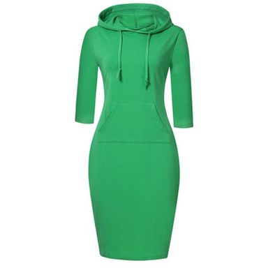 bodycon hoodie dress Pon3644