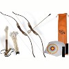 33-Piece Wooden Archery Set with 2 Bows, 16 Arrows, 10 Targets and Armguards for Beginners - 2 of 4