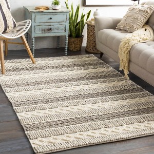 Hauteloom Valley Cream&Beige Scandi Boho Carpet - 1 of 4