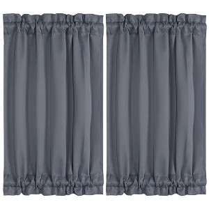 PiccoCasa Blackout Sliding Darkening Door Polyester Curtain Panels 2 Pcs - 1 of 3