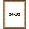 PosterPalooza | Museum Gold Picture Frame - UV Acrylic, Foam Board Backing, Hanging Hardware - 2 of 4