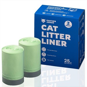 Panther Armor Cat Litter Bags, Kitty Litter Bags, Litter Box Bags – Ultimate Litter Liner Solution - 1 of 4
