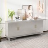 NicBex 58.9" Kitchen 4-door Sideboard Buffet Cabinet TV Stand with Shelves for Kitchen,Dining Room,Hallway - 3 of 4