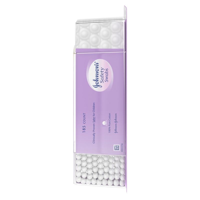 Johnson&#39;s Safety Ear Swabs for Babies &#38; Kids&#39;  - 185ct, 6 of 9