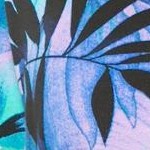 dark sapphire palm leaf